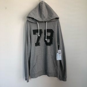 FRAME Denim 78 Heather Hoodie Pullover
